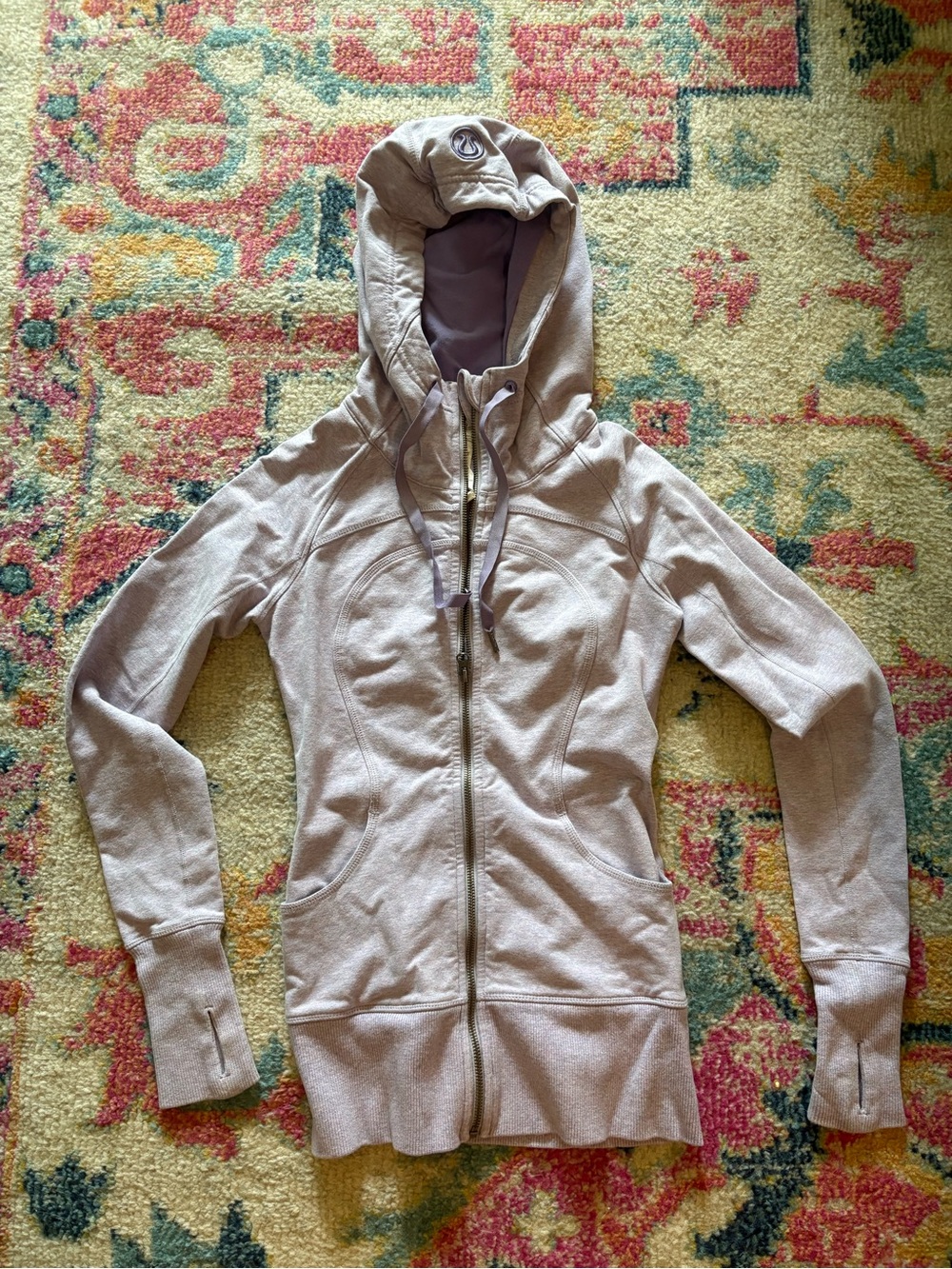 lululemon athletica muted mauve pullover hoodie